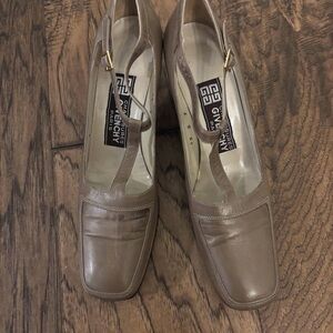 90s Givenchy Paris T-strap heels